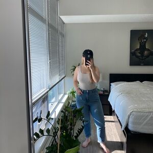 Aritzia Sculpt Knit Squareneck Tank- Size M